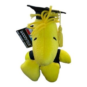NWT Peanuts Woodstock Graduation Money Holder Plush